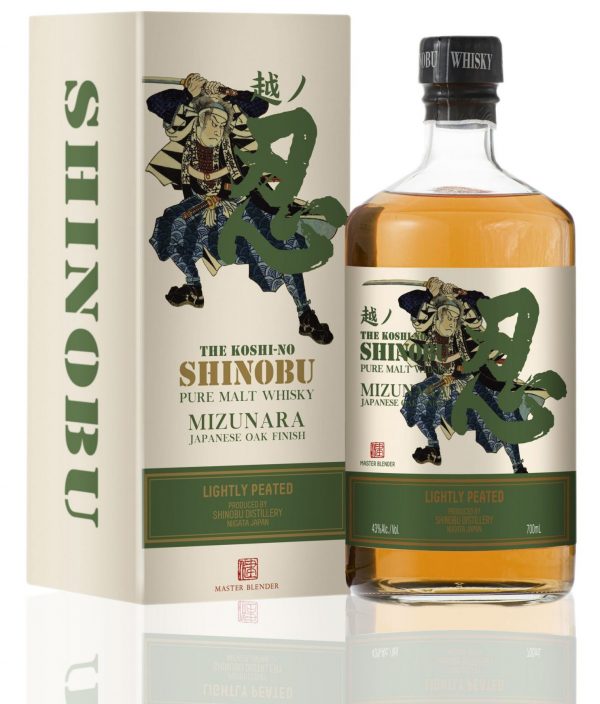 700ml Shinobu Lightly Peated Pure Malt Japanese Whisky
