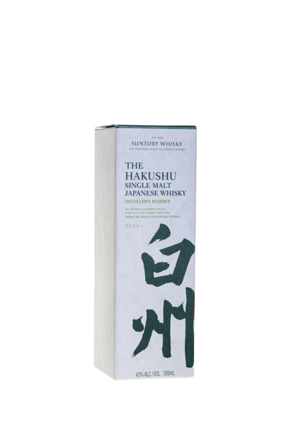 A box showing the Hakushu Single Malt Japanese Whisky