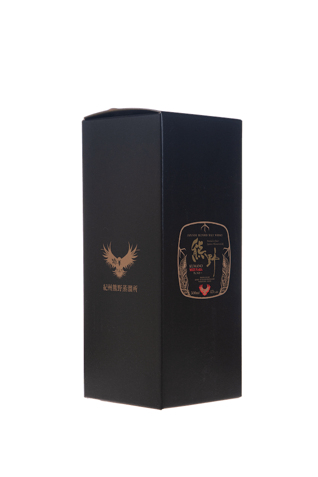 The box from Kumano Blended malt Whisky