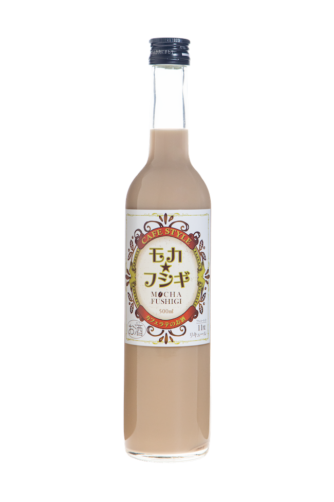 A bottle of Fujii Shuzo Mocha