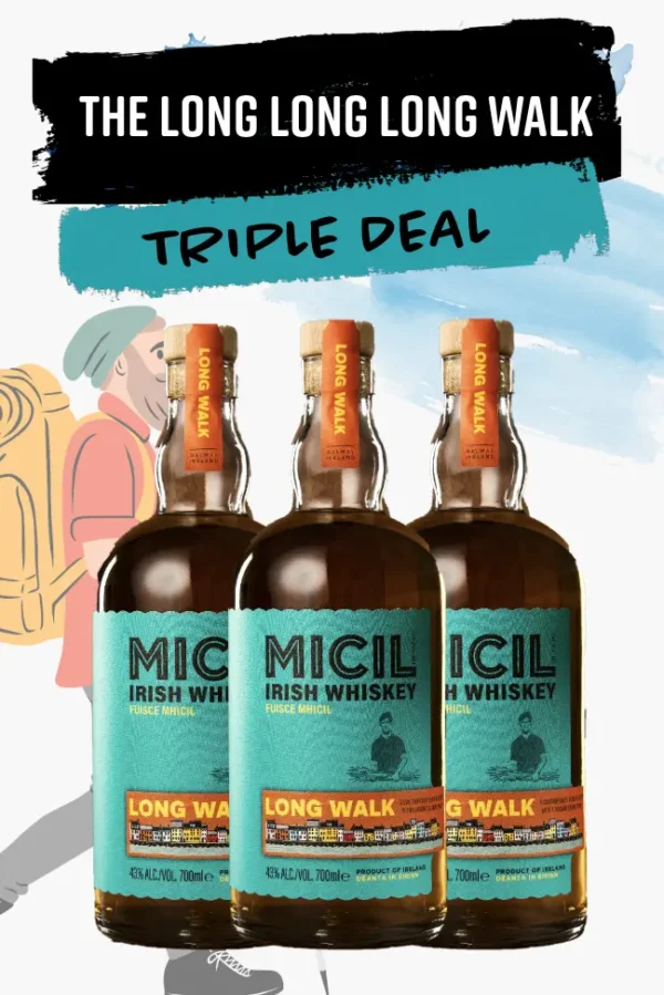 IRISH WHISKY TRIPLE DEAL: Micil Long Walk