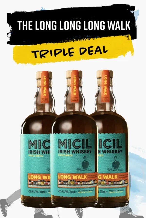 IRISH WHISKY TRIPLE DEAL: Micil Long Walk