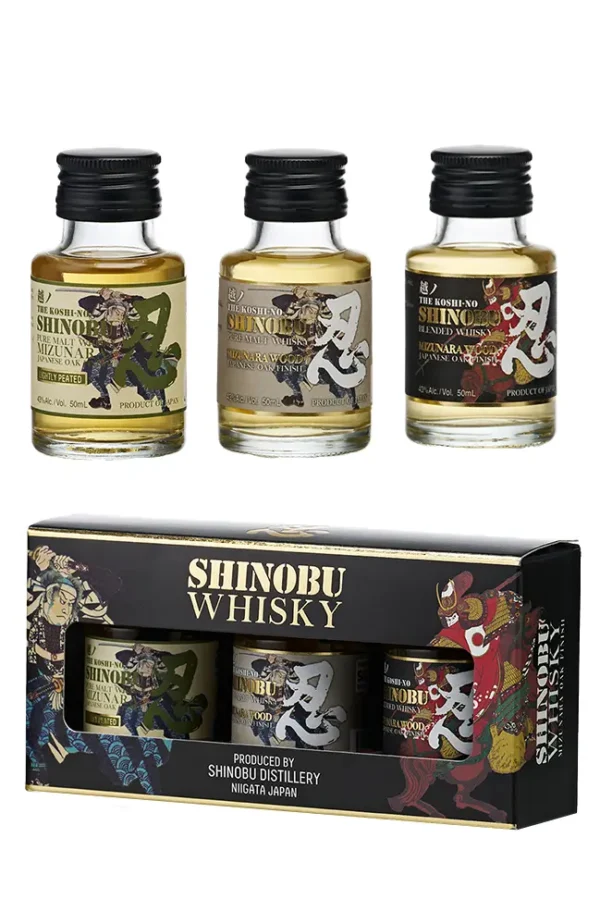 Shinobu Miniature Whisky Selection Gift Set 150ml