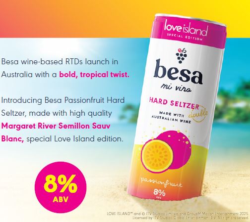 Besa Hard Seltzer – Passionfruit (24) 330mL