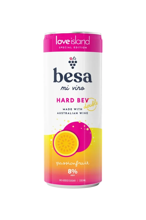 Besa Hard Bev – Passionfruit (24) 330mL
