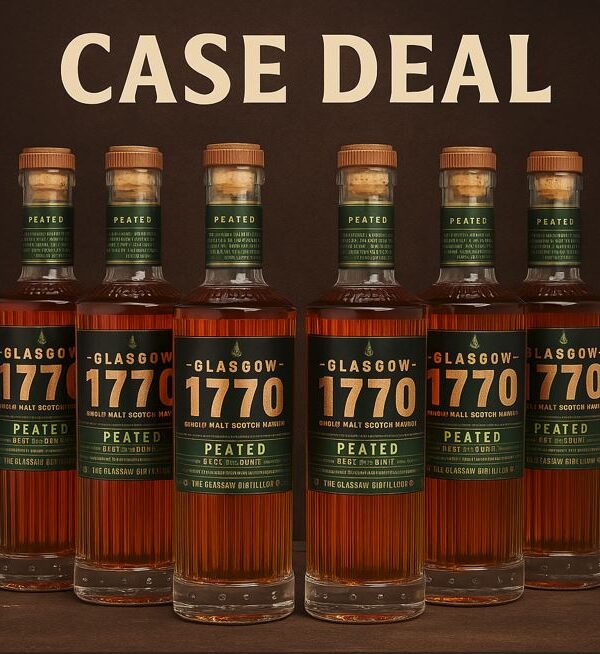 Glasgow 1770 Peated Single Malt Scotch Whisky Case 700ml x 6